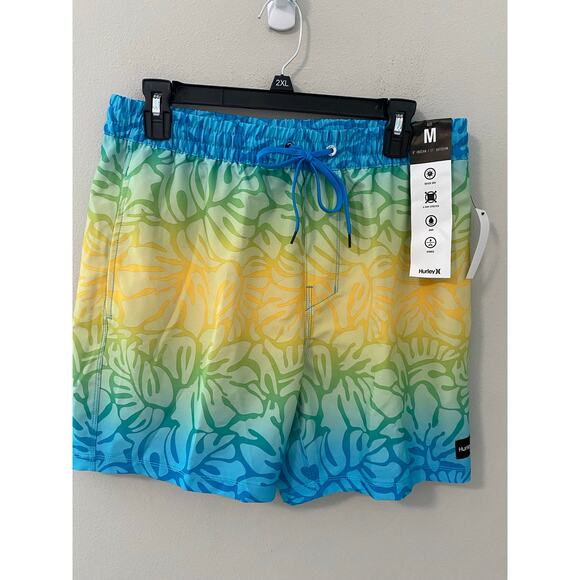 New Hurley Men's Swim Boardshorts Size Medium - Picture 1 of 3